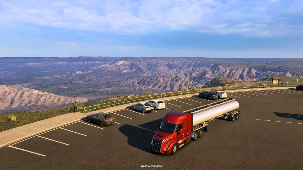 South Dakota Badlands Milli Parkı, American Truck Simulator ek paketinden kare (2)