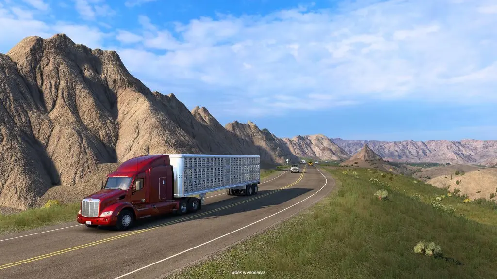 South Dakota Badlands Milli Parkı, American Truck Simulator ek paketinden kare (4)