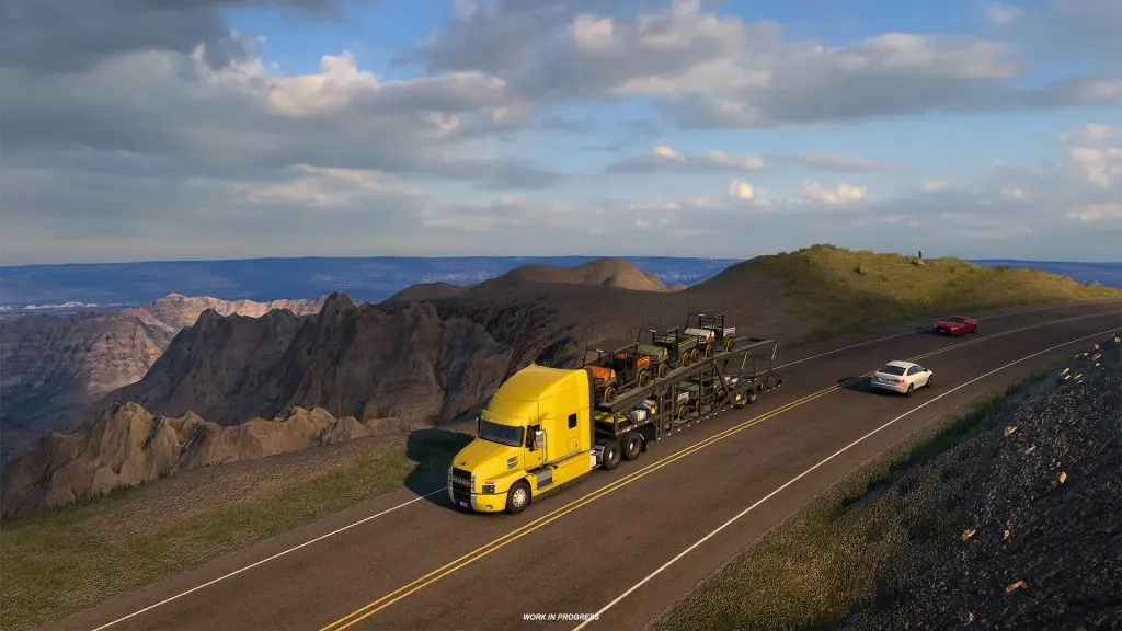 South Dakota Badlands Milli Parkı, American Truck Simulator ek paketinden kare (5)