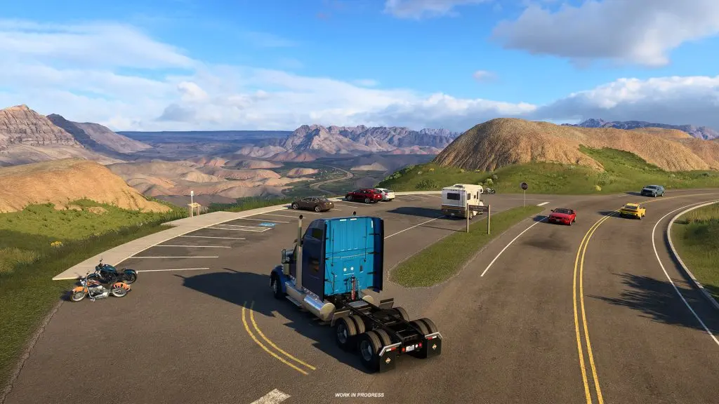 South Dakota Badlands Milli Parkı, American Truck Simulator ek paketinden kare (6)