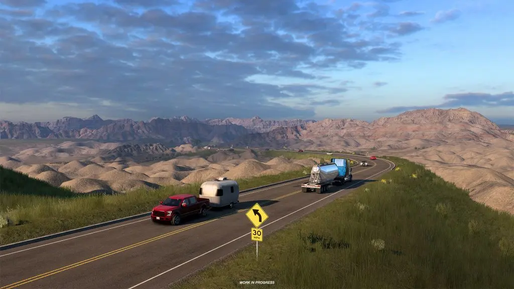 South Dakota Badlands Milli Parkı, American Truck Simulator ek paketinden kare (7)