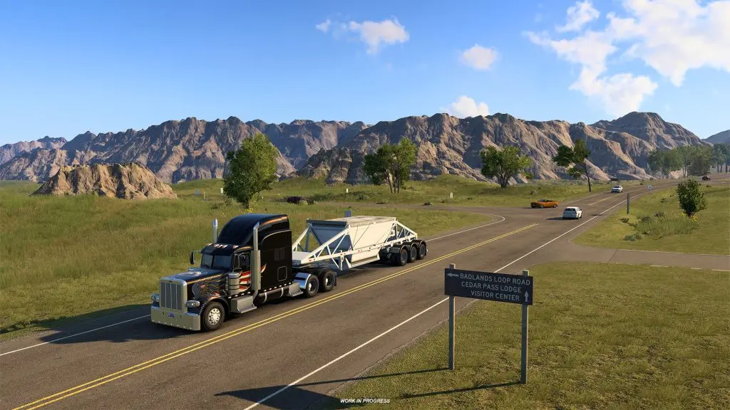 South Dakota Badlands Milli Parkı, American Truck Simulator ek paketinden kare (9)