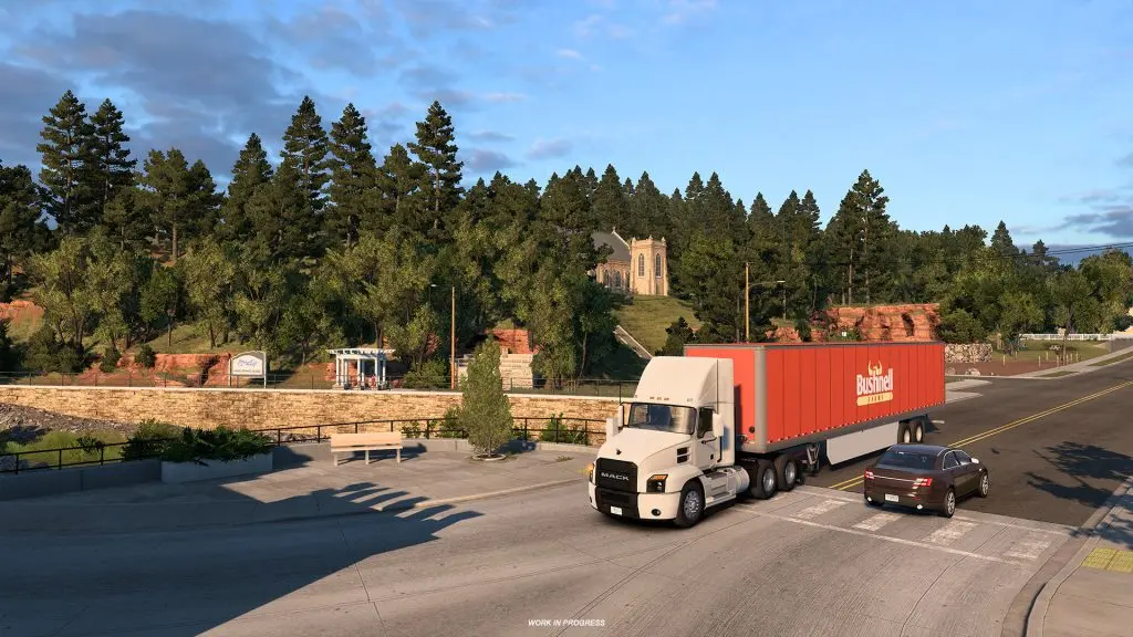 South Dakota Hot Springs, American Truck Simulator harita ek paketinden kare (10)