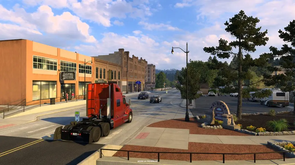 South Dakota Hot Springs, American Truck Simulator harita ek paketinden kare (2)