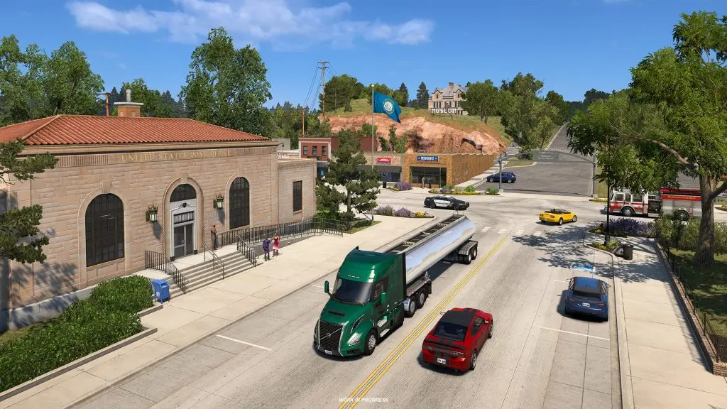 South Dakota Hot Springs, American Truck Simulator harita ek paketinden kare (4)