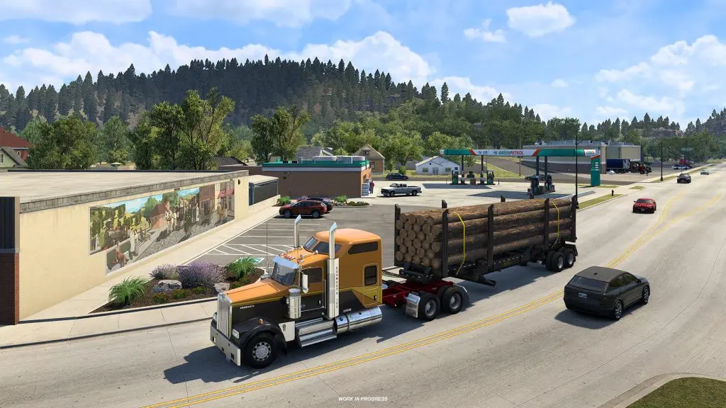 South Dakota Hot Springs, American Truck Simulator harita ek paketinden kare (6)
