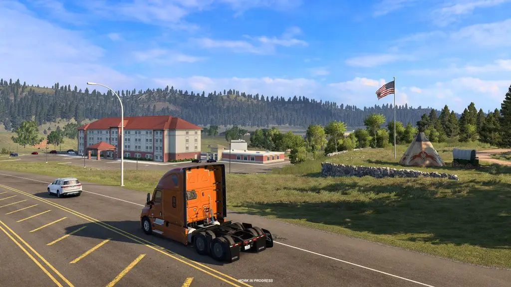 South Dakota Hot Springs, American Truck Simulator harita ek paketinden kare (8)