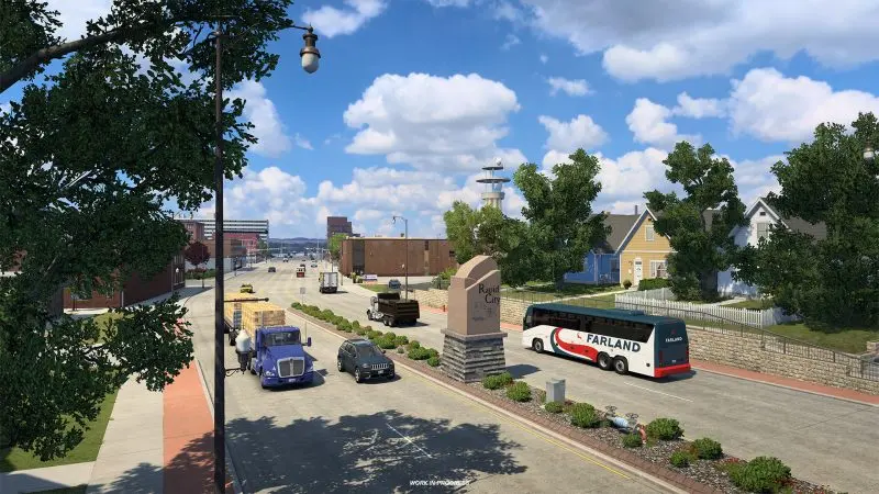 South Dakota Rapid City, American Truck Simulator ek paketinden kare (1)