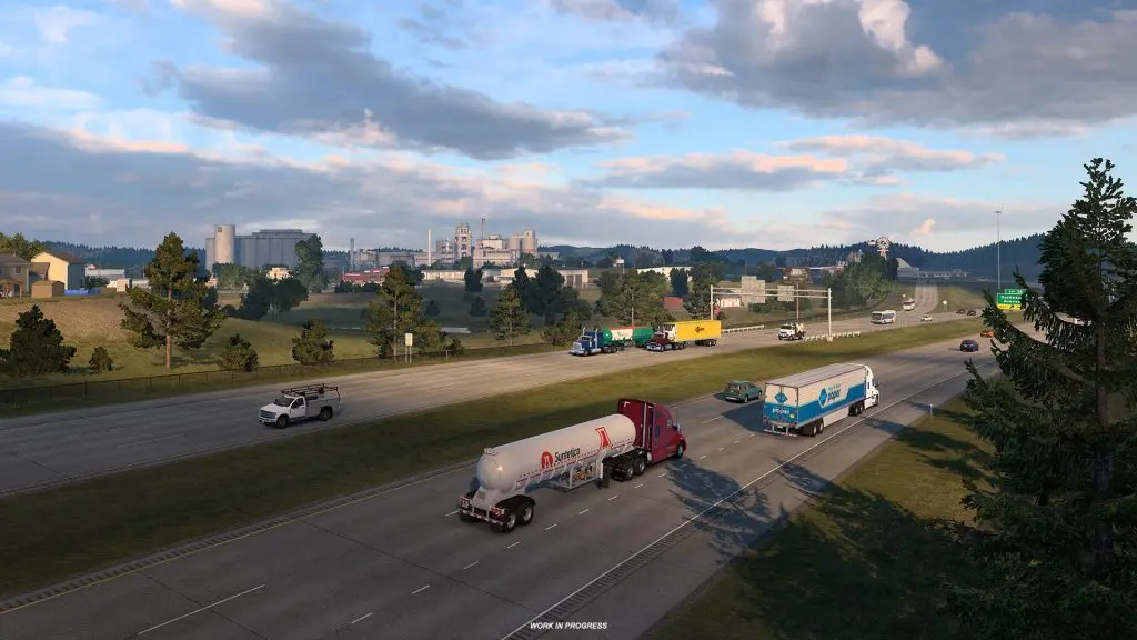 South Dakota Rapid City, American Truck Simulator ek paketinden kare (2)