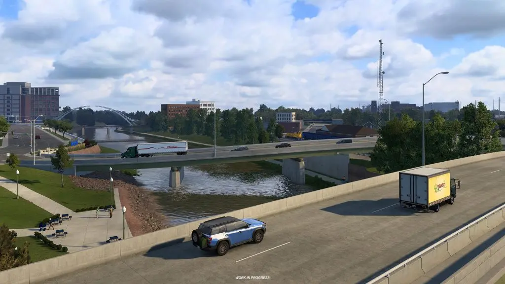 American Truck Simulator South Dakota ek paketinde Sioux Falls (2)