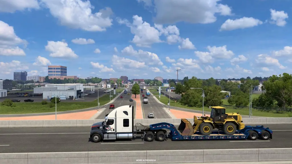 American Truck Simulator South Dakota ek paketinde Sioux Falls (3)