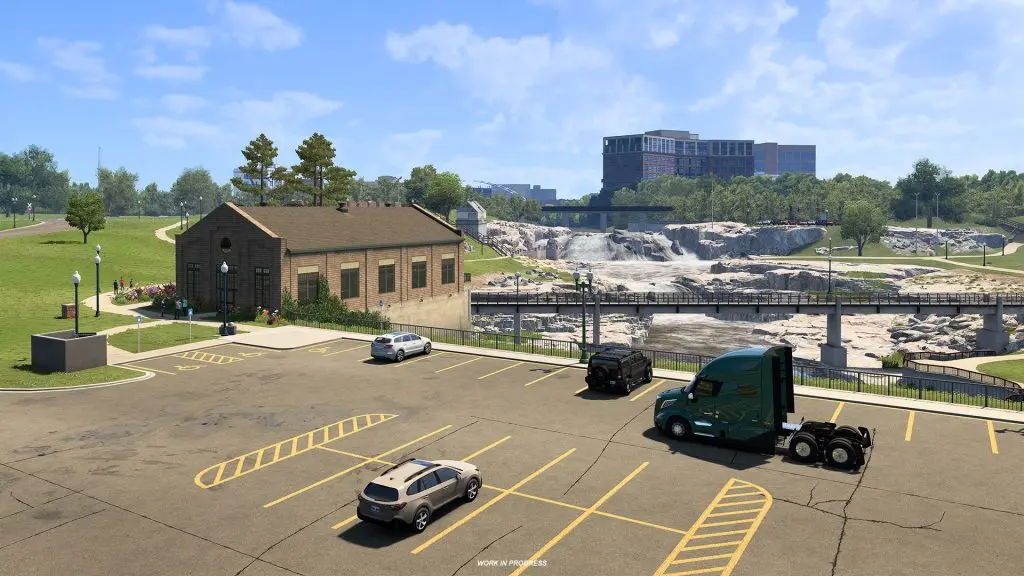 American Truck Simulator South Dakota ek paketinde Sioux Falls (4)