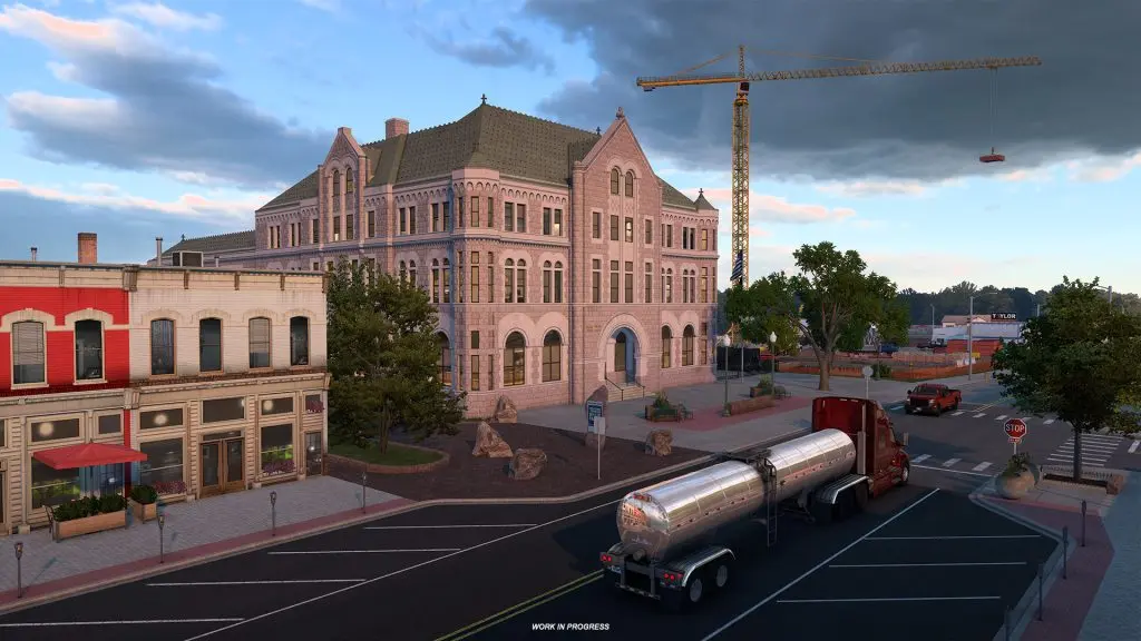 American Truck Simulator South Dakota ek paketinde Sioux Falls (5)