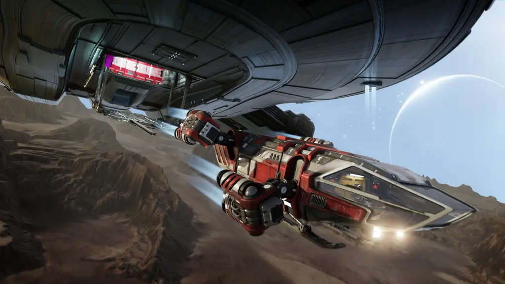 Elite Dangerous Nomad gemisinin tasarım görseli (2)