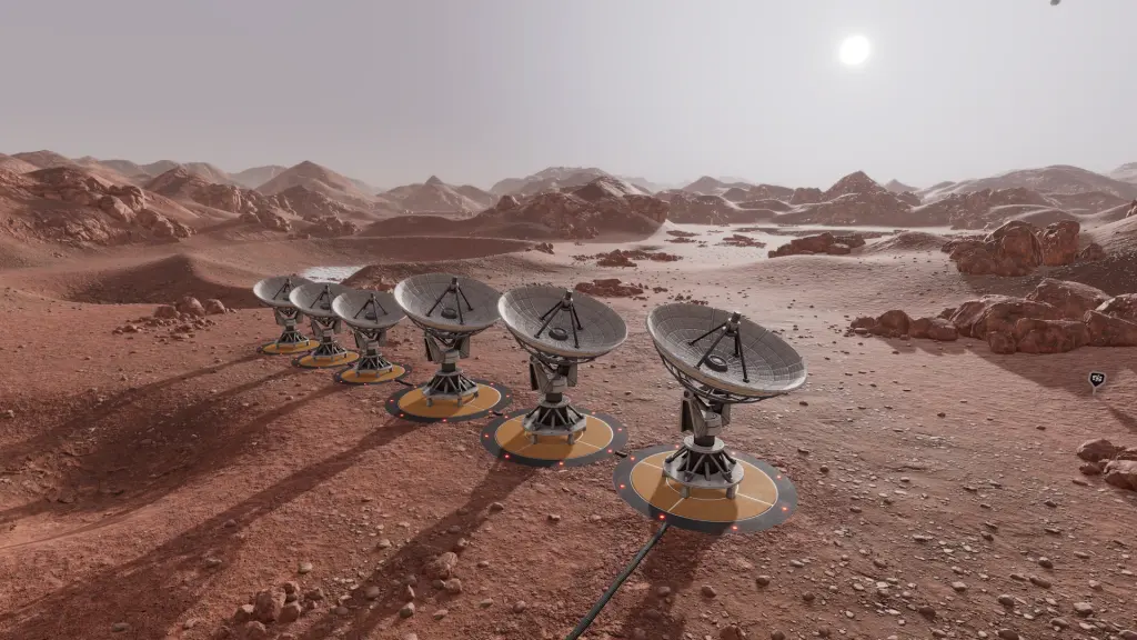 Planetbase 2 radyo anteni, ziyaretçi ve olay sistemi