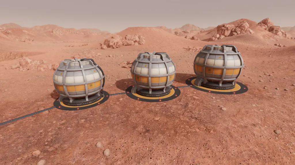 Planetbase 2 füzyon reaktörü, enerji seçeneklerinin sonuncusu