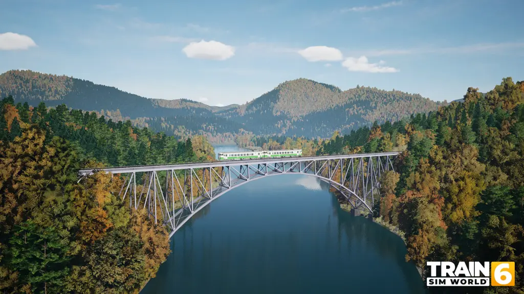 Tadami Line rotasında bahar manzarası