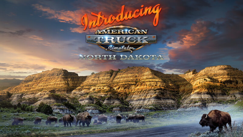 North Dakota, American Truck Simulator harita ek paketinden kare (1)