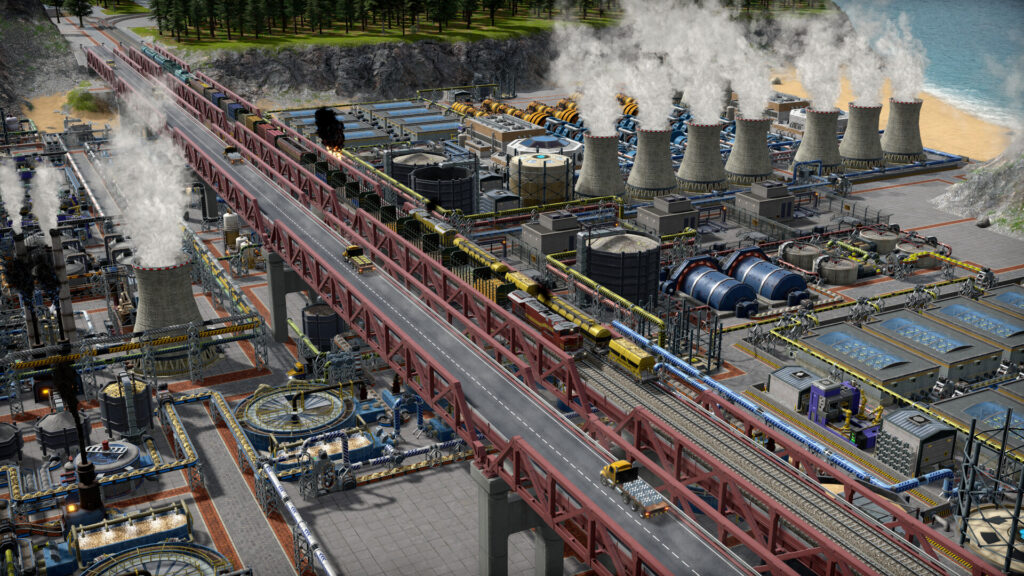 Captain of Industry oyunundan ekran görüntüsü
