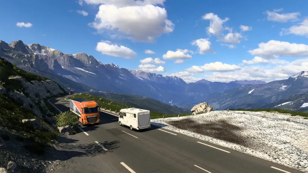 Euro Truck Simulator 2 oyunundan ekran görüntüsü