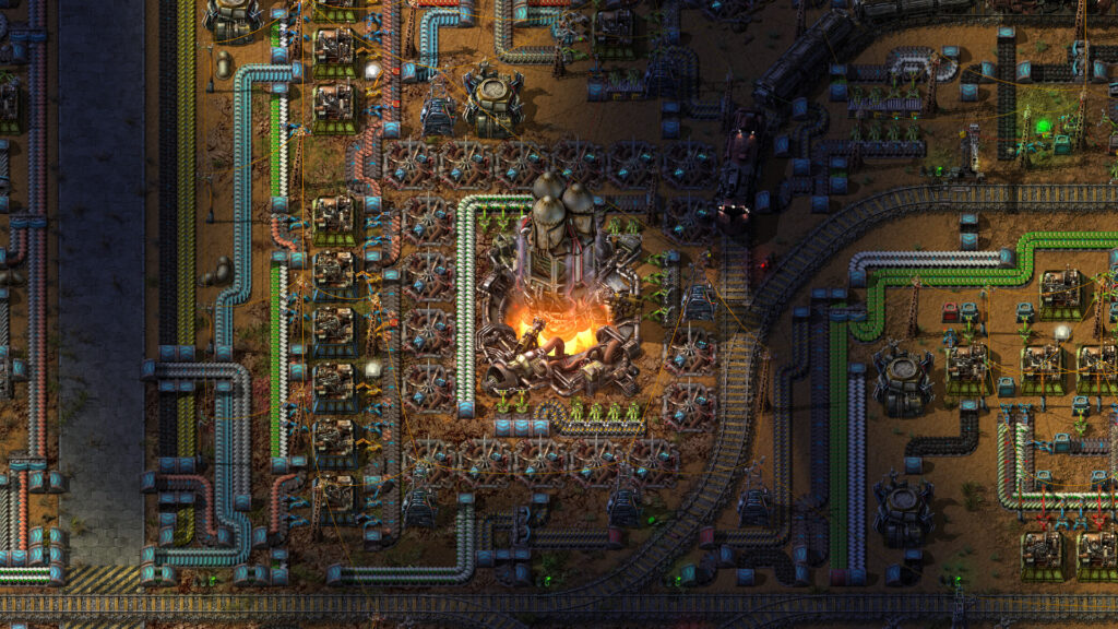 Factorio oyunundan ekran görüntüsü