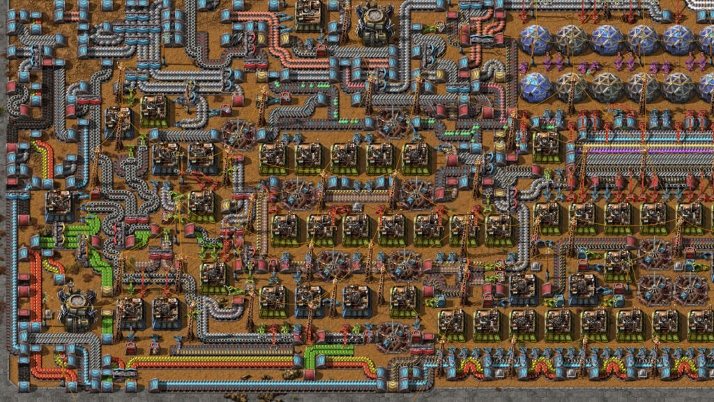 Factorio oyunundan ekran görüntüsü