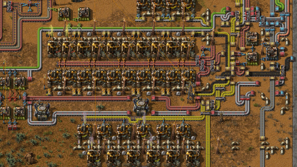 Factorio oyunundan ekran görüntüsü