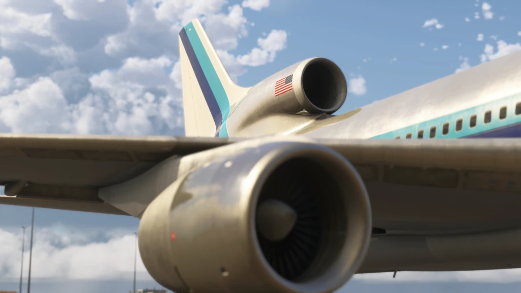 MSFS 2024 uçak eklentileri arasından iniBuilds TriStar
