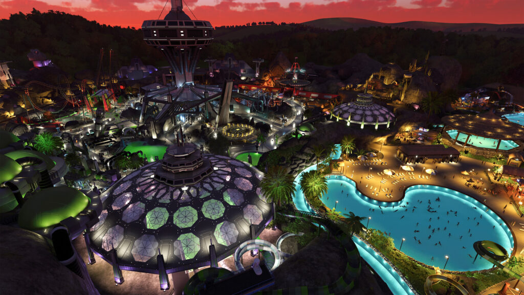 Planet Coaster 2 oyunundan ekran görüntüsü