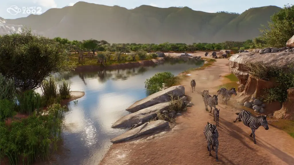 Planet Zoo 2 hayvan beyni: savan yaban koruma alanında sürü davranışı