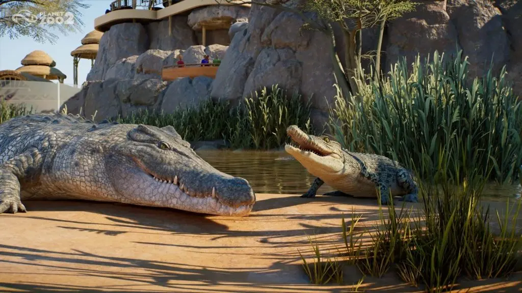 Planet Zoo 2 hayvan beyni: timsahların suyla etkileşimi