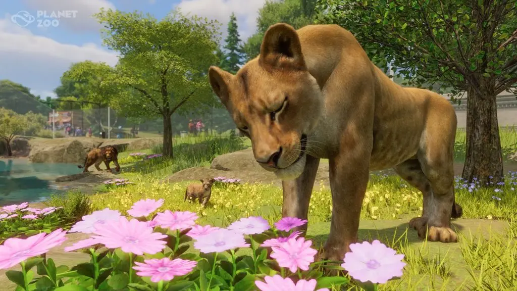 Planet Zoo 2 hayvanlarının karşılaştırma noktası: ilk oyundan bir kare