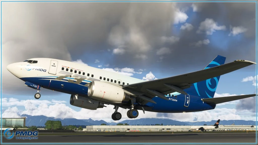 PMDG uçakları kataloğundan 737-600 tırmanışta