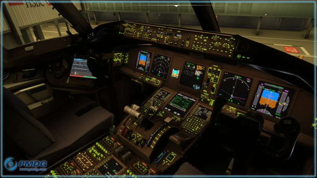 PMDG 777-200LR uçuş güvertesi