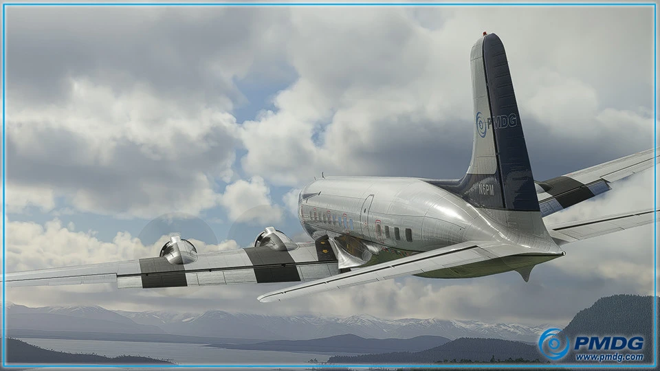 MSFS 2024 uçak eklentileri arasından PMDG DC-6