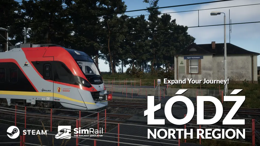 SimRail Łódź North Region ek paketinin tanıtım kareleri (1)